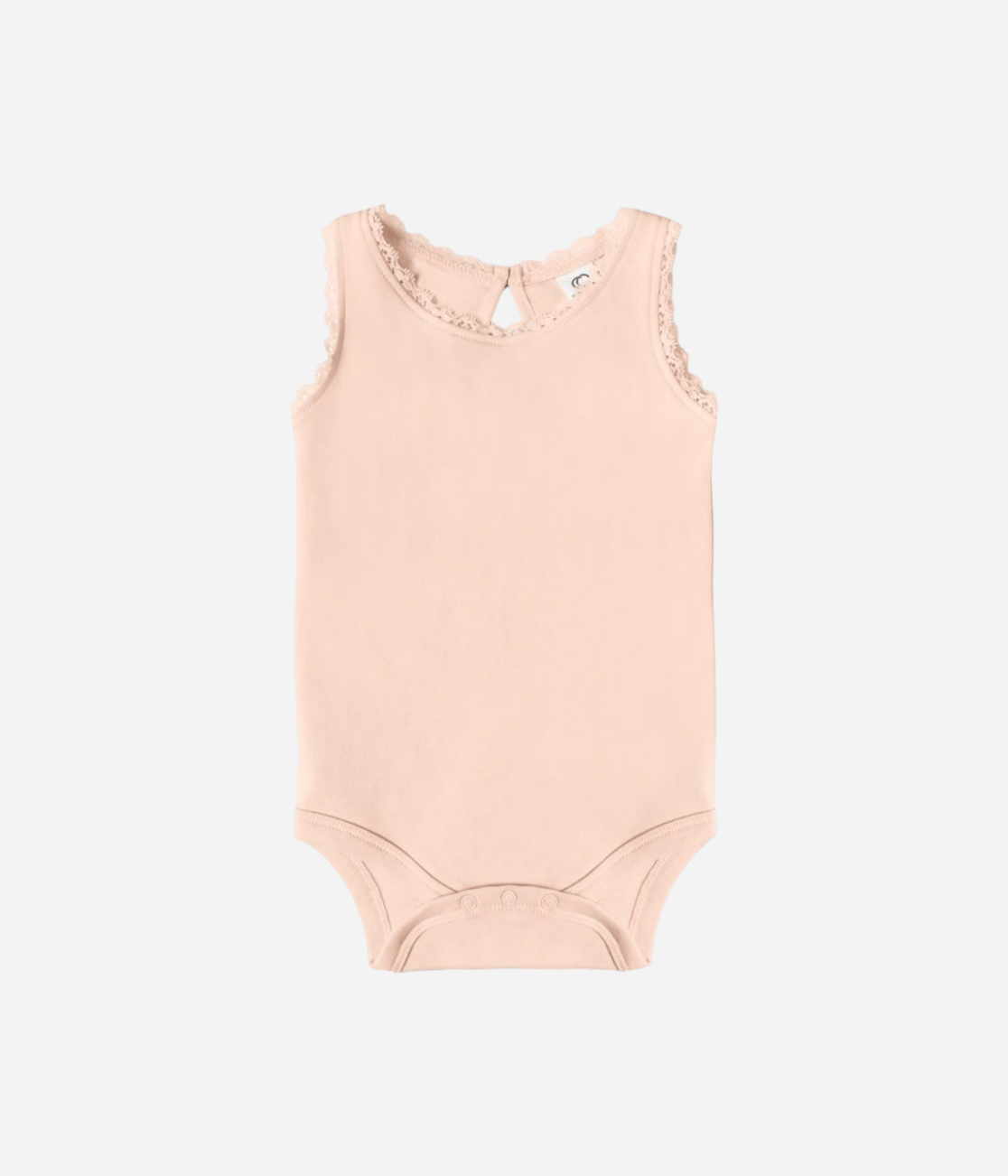 luna lace bodysuit - peach