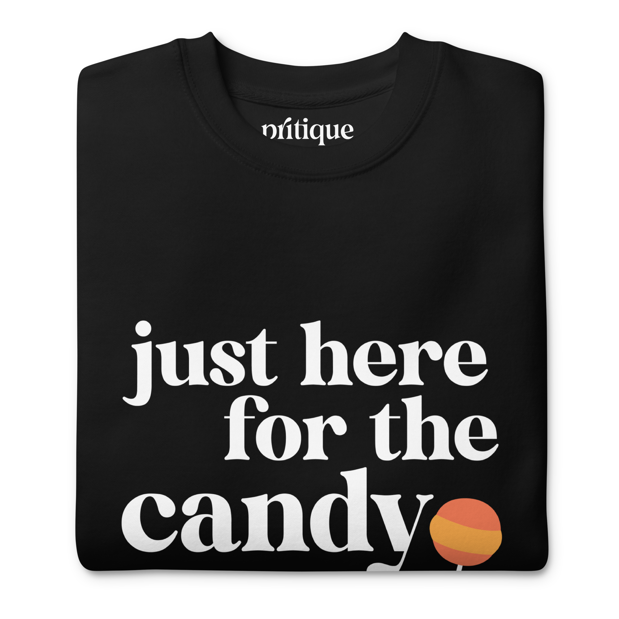 just the candy sweatshirt